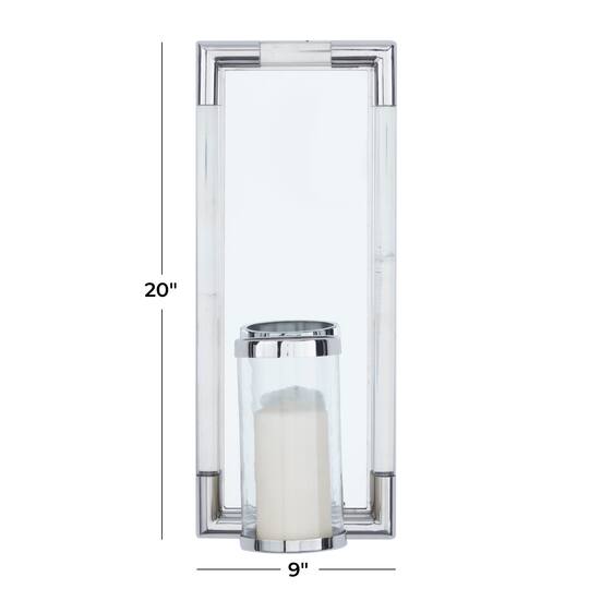 Silver Contemporary Wall Sconces